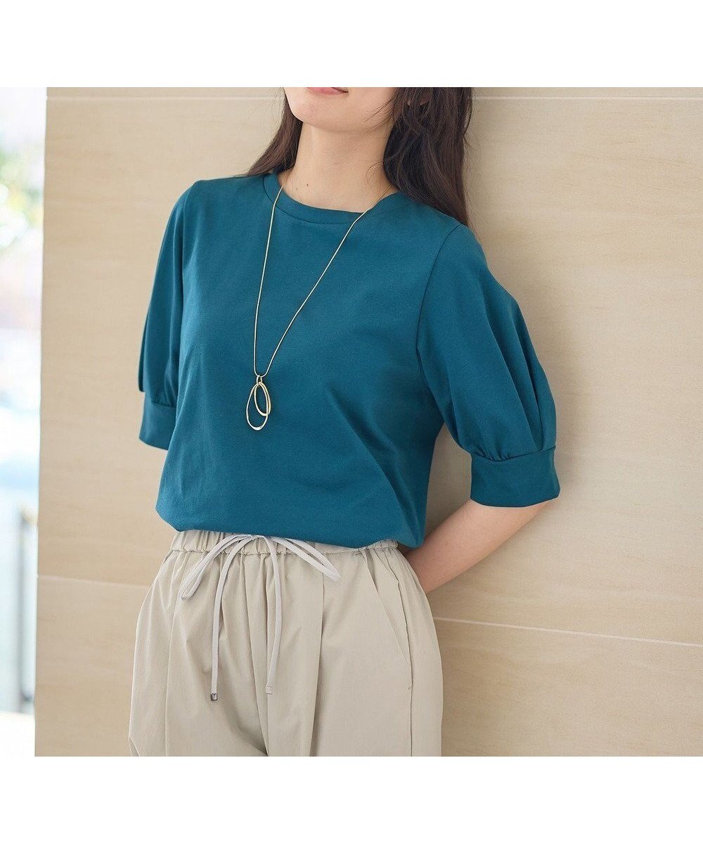 【エニー/ANY】のパフスリーブプルオーバー 人気、トレンドファッション・服の通販 founy(ファニー) 　ファッション　Fashion　レディースファッション　Fashion for Women　トップス・カットソー　Cut & Sew Tops　シャツ・ブラウス・オフィスカジュアル　Elegant Blouses & Button-Ups　ロングTシャツ・Tシャツ　Longline T-Shirts & Tees　カジュアルプルオーバー・ニットトップス　Pullovers & Knit Tops / Casual Pullovers　カットソー・ベーシックTシャツ　Cut-and-Sewn Tops / Stretch Tees & Basics　おすすめ　Recommended / Our Picks　インナー　Innerwear　エレガント 上品　Elegant　カットソー　Cut and Sewn Top　サロペット　Overalls, Salopette　ストレッチ　Stretch, Stretchy Fabric　スリーブ　Sleeve, Long Sleeve / Short Sleeve　バランス　Balance, Style Balance　フェミニン　Feminine, Girly　夏　Summer　春　Spring　S/S・春夏　SS, Spring/Summer, Warm Season　 other-1|ID: prp329100004867226 ipo3291000000036256110