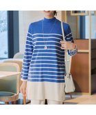 【ティアクラッセ/Tiaclasse】の【洗える】ボーダーニットチュニック 人気、トレンドファッション・服の通販 founy(ファニー) ファッション Fashion レディースファッション Fashion for Women トップス・カットソー Cut & Sew Tops ニット Knit Tops & Sweaters アクセサリー Fashion Accessories ウォッシャブル Machine Washable 春 Spring 洗える Machine Washable 秋 Autumn ストライプ Stripe, Striped Pattern ストレート Straight, Straight Cut スリット Slit, Slit Detail スリーブ Sleeve, Long Sleeve / Short Sleeve セーター Sweater, Knitwear チュニック Tunic, Long Top ベーシック Basic, Essential ボーダー Border, Stripe ポケット Pocket, Pocket Detail 無地 Plain, Solid Color ロング Long, Long-Length 冬 Winter / This Winter A/W・秋冬 Autumn/Winter 再入荷 Restock / Back in Stock 新作・新入荷 New Arrivals / New In thumbnail ブルー×オフホワイト|ID: prp329100004867227 ipo3291000000036256118