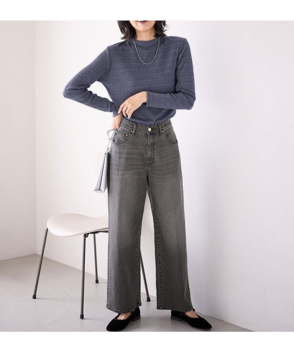 【エニー/ANY】の【洗濯機可/ウエストゴム/ストレッチ】ワイドデニムパンツ インテリア・キッズ・メンズ・レディースファッション・服の通販 founy(ファニー) ファッション Fashion レディースファッション Fashion for Women パンツ Pants & Trousers デニムパンツ・ジーンズ・美脚デニム Denim Jeans & Pants おすすめ Recommended / Our Picks シンプル Simple, Minimal ストレッチ Stretch, Stretchy Fabric ストレート Straight, Straight Cut デニム Denim, Jeans Material ファブリック Fabric, Textile ワイド Wide, Wide Fit 夏 Summer 日本製 Made In Japan S/S・春夏 SS, Spring/Summer, Warm Season A/W・秋冬 Autumn/Winter グレー|ID: prp329100004867229 ipo3291000000036256138