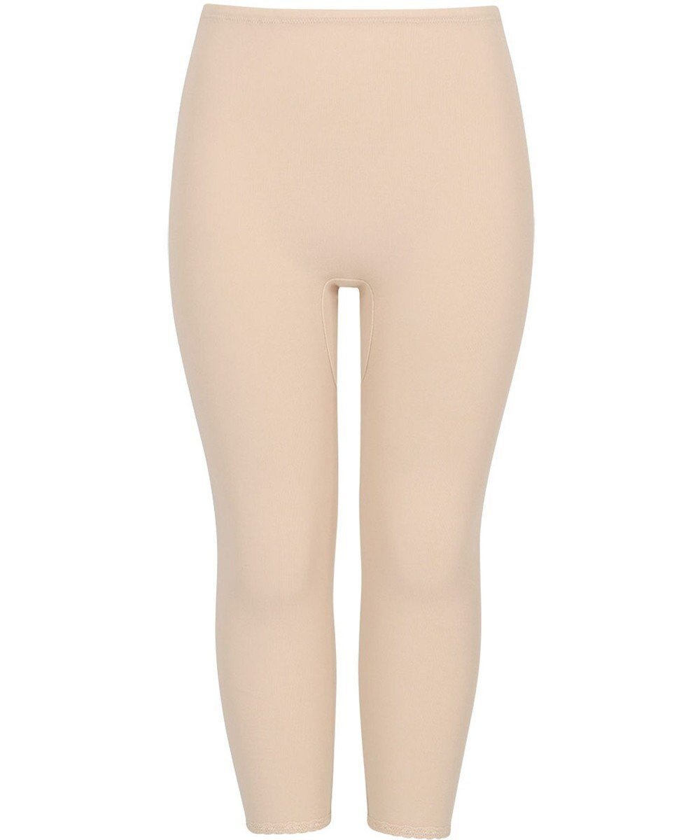 【ウィング/Wing】のインナーボトム 綿100%(身生地) 接触冷感 【綿100% シャリ感タイプ】 7分丈 春 夏 ER6763 ウイング/ワコール インテリア・キッズ・メンズ・レディースファッション・服の通販 founy(ファニー) 　ファッション　Fashion　レディースファッション　Fashion for Women　トップス・カットソー　Cut & Sew Tops　ニット　Knit Tops & Sweaters　アンダー　Underwear Essentials　インナー　Innerwear　ボトム　Bottoms, Lower Wear　レース　Lace, Lace Fabric　ワイド　Wide, Wide Fit　夏　Summer　春　Spring　S/S・春夏　SS, Spring/Summer, Warm Season　A/W・秋冬　Autumn/Winter　ベージュ|ID: prp329100004867231 ipo3291000000036256154