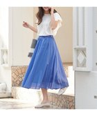 【エニー/ANY】の【ウエストゴム/ポケット付】シャンブレーライク フレアスカート 人気、トレンドファッション・服の通販 founy(ファニー) ファッション Fashion レディースファッション Fashion for Women スカート Skirts Aライン・フレアスカート A-Line & Flared Skirts 春 Spring カットソー Cut and Sewn Top スタイリッシュ Stylish, Fashionable スマート Smart, Elegant トレンド Trend, Trending Now フラット Flat, Flat Shoes フレア Flare, Flared ポケット Pocket, Pocket Detail ロング Long, Long-Length S/S・春夏 SS, Spring/Summer, Warm Season 夏 Summer thumbnail ブルー|ID: prp329100004867232 ipo3291000000036256159