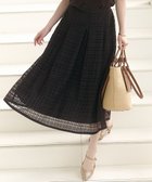 【23区/NIJYUSANKU】の【洗える】Broche チェックレース スカート 人気、トレンドファッション・服の通販 founy(ファニー) ファッション Fashion レディースファッション Fashion for Women スカート Skirts 春 Spring 洗える Machine Washable ケミカル Chemical, Chemical Wash コレクション Collection, Seasonal Line チェック Check, Plaid, Tartan トレンド Trend, Trending Now ドレープ Drape, Draping Fabric 手描き Hand-Drawn, Illustrated フランス France, French フレア Flare, Flared レース Lace, Lace Fabric S/S・春夏 SS, Spring/Summer, Warm Season 夏 Summer エレガント 上品 Elegant 2025年 2025 2025春夏・S/S Spring/Summer 2025 SS25 thumbnail ダークブラウン系|ID: prp329100004867237 ipo3291000000036256205