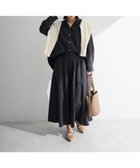 【グリーンパークス/Green Parks】のSET2点スキッパーブラウス+プリーツスカート 人気、トレンドファッション・服の通販 founy(ファニー) ファッション Fashion レディースファッション Fashion for Women スカート Skirts プリーツスカート / 上品フェミニンスタイル Pleated Skirts ジャケット Jacket, Outerwear スキッパー Skipper, Open Collar セットアップ Set-Up, Coordinated Outfit セレモニー Ceremony プリーツ Pleats, Pleated ポケット Pocket, Pocket Detail エレガント 上品 Elegant 夏 Summer 春 Spring S/S・春夏 SS, Spring/Summer, Warm Season thumbnail Charcoal Gray|ID: prp329100004867250 ipo3291000000036256258