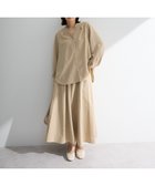 【グリーンパークス/Green Parks】のSET2点スキッパーブラウス+プリーツスカート 人気、トレンドファッション・服の通販 founy(ファニー) ファッション Fashion レディースファッション Fashion for Women スカート Skirts プリーツスカート / 上品フェミニンスタイル Pleated Skirts ジャケット Jacket, Outerwear スキッパー Skipper, Open Collar セットアップ Set-Up, Coordinated Outfit セレモニー Ceremony プリーツ Pleats, Pleated ポケット Pocket, Pocket Detail エレガント 上品 Elegant 夏 Summer 春 Spring S/S・春夏 SS, Spring/Summer, Warm Season thumbnail Beige|ID: prp329100004867250 ipo3291000000036256259