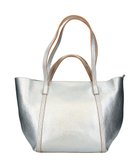 【インター ショシュール/INTER-CHAUSSURES】の【RIPANI】A4対応ダブルハンドルトート 人気、トレンドファッション・服の通販 founy(ファニー) ファッション Fashion レディースファッション Fashion for Women バッグ Bags イタリア Italy コレクション Collection, Seasonal Line シルバー Silver, Metallic Silver シンプル Simple, Minimal ダブル Double, Double-Breasted エレガント 上品 Elegant ビジネス 仕事 通勤 Business / Work / Commuting thumbnail シルバー|ID: prp329100004867252 ipo3291000000036256266