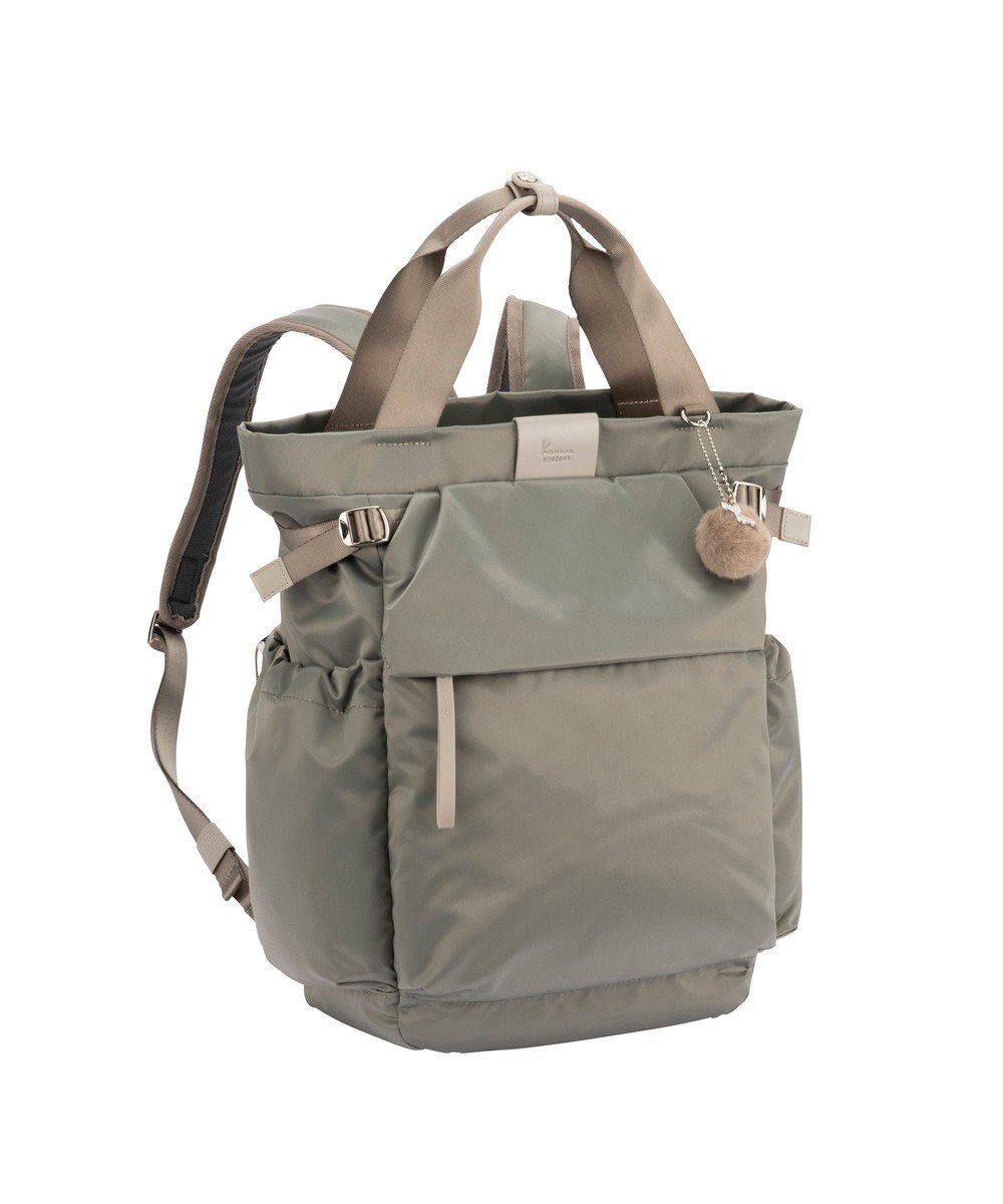 【エースバッグズアンドラゲッジ/ACE BAGS & LUGGAGE】のKanana project PJ16-2nd リュックサック A4サイズ 軽量 20145 カナナ プロジェクト インテリア・キッズ・メンズ・レディースファッション・服の通販 founy(ファニー) 　ファッション　Fashion　レディースファッション　Fashion for Women　バッグ　Bags　コーティング　Coating, Coated Finish　抗菌　Antibacterial, Bacteria-Resistant　軽量　Lightweight, Ultra Light　サテン　Satin, Glossy Fabric　セットアップ　Set-Up, Coordinated Outfit　チャーム　Charm, Pendant　人気　Popular, Best Seller　ハンカチ　Handkerchief, Hanky　パール　Pearl, Pearl Accent　フィット　Fit, Slim Fit　フロント　Front, Front Design　ポケット　Pocket, Pocket Detail　リュック　Backpack, Rucksack　リラックス　Relax, Relaxed Fit　再入荷　Restock / Back in Stock　旅行　Travel　スーツケース キャリーケース　Suitcase / Carry Case　エレガント 上品　Elegant　グレージュ|ID: prp329100004867257 ipo3291000000036256285