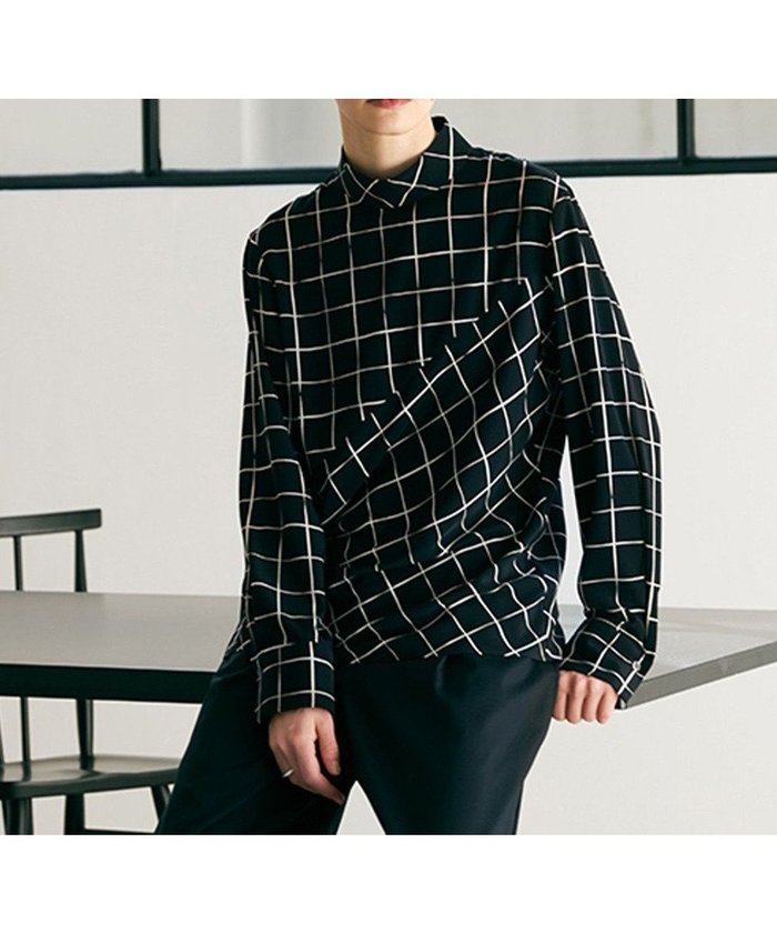 【アイシービー/iCB】の【30th ANNIVERSARY】 ウィンドウペンプリント プルオーバーブラウス インテリア・キッズ・メンズ・レディースファッション・服の通販 founy(ファニー) https://founy.com/ ファッション Fashion レディースファッション Fashion for Women トップス・カットソー Cut & Sew Tops シャツ・ブラウス・オフィスカジュアル Elegant Blouses & Button-Ups カジュアルプルオーバー・ニットトップス Pullovers & Knit Tops / Casual Pullovers 春 Spring コレクション Collection, Seasonal Line シンプル Simple, Minimal スタンド Stand Collar, Upright Stand ニューヨーク New York, NYC Style バイアス Bias, Diagonal Cut プリント Print, Printed Pattern S/S・春夏 SS, Spring/Summer, Warm Season 夏 Summer エレガント 上品 Elegant 2025年 2025 2025-2026秋冬・A/W Autumn/Winter 2025–26 AW25–26 2026年 2026 |ID: prp329100004867258 ipo3291000000036256287