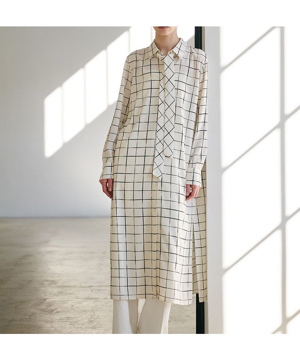 【アイシービー/iCB】の【30th ANNIVERSARY】 ウィンドウペンプリント シャツワンピース 人気、トレンドファッション・服の通販 founy(ファニー) 　ファッション　Fashion　レディースファッション　Fashion for Women　ワンピース　Dresses　シャツワンピース / 1枚で着映えコーデ　Shirt Dresses　春　Spring　コレクション　Collection, Seasonal Line　ニューヨーク　New York, NYC Style　プリント　Print, Printed Pattern　リラックス　Relax, Relaxed Fit　S/S・春夏　SS, Spring/Summer, Warm Season　夏　Summer　エレガント 上品　Elegant　2025年　2025　2025-2026秋冬・A/W　Autumn/Winter 2025–26 AW25–26　2026年　2026　 other-1|ID: prp329100004867259 ipo3291000000036256290