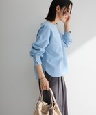 【グリーンパークス/Green Parks】のパールスリーブカットプルオーバー 人気、トレンドファッション・服の通販 founy(ファニー) ファッション Fashion レディースファッション Fashion for Women トップス・カットソー Cut & Sew Tops シャツ・ブラウス・オフィスカジュアル Elegant Blouses & Button-Ups ロングTシャツ・Tシャツ Longline T-Shirts & Tees カジュアルプルオーバー・ニットトップス Pullovers & Knit Tops / Casual Pullovers カットソー・ベーシックTシャツ Cut-and-Sewn Tops / Stretch Tees & Basics 春 Spring カットソー Cut and Sewn Top シンプル Simple, Minimal デニム Denim, Jeans Material 定番 Standard, Basic Item なめらか Smooth, Silky Texture パール Pearl, Pearl Accent ボトム Bottoms, Lower Wear ポケット Pocket, Pocket Detail ラウンド Round, Round Neck ワンポイント One Point, Statement Accent S/S・春夏 SS, Spring/Summer, Warm Season おすすめ Recommended / Our Picks 夏 Summer エレガント 上品 Elegant ビジネス 仕事 通勤 Business / Work / Commuting thumbnail Sax|ID: prp329100004867261 ipo3291000000036256298