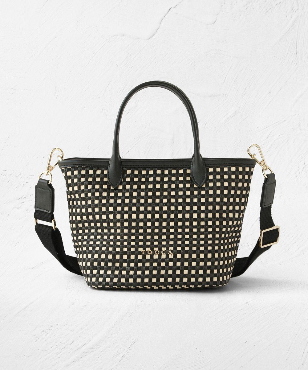 【トッカ/TOCCA】のTO THE SUNLIGHT POCHETTE かごバッグ インテリア・キッズ・メンズ・レディースファッション・服の通販 founy(ファニー) ファッション Fashion レディースファッション Fashion for Women バッグ Bags 2026年 2026 シンプル Simple, Minimal スマホ Smartphone, Mobile Device チェック Check, Plaid, Tartan フェミニン Feminine, Girly ベーシック Basic, Essential ポケット Pocket, Pocket Detail メタル Metal, Metal Parts モダン Modern, Contemporary モノトーン Monotone, Black and White リュクス Luxury, Elegant, High-End, Chic 夏 Summer 旅行 Travel S/S・春夏 SS, Spring/Summer, Warm Season 財布 Wallet, Purse ブラック系5|ID: prp329100004867266 ipo3291000000036256312