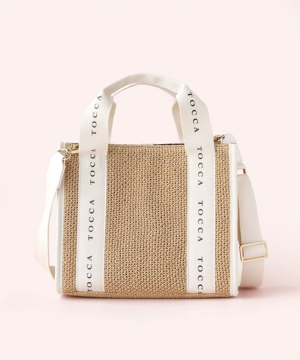 【トッカ/TOCCA】の【WEB&一部店舗限定】DANCING TOCCA SQUARE SUMMER TOTE かごバッグ インテリア・キッズ・メンズ・レディースファッション・服の通販 founy(ファニー) 　ファッション　Fashion　レディースファッション　Fashion for Women　バッグ　Bags　アウトドア　Outdoor Clothing　コンパクト　Compact, Small Size　シンプル　Simple, Minimal　ジップ　Zip, Zipper　スクエア　Square, Square Shape　スタイリッシュ　Stylish, Fashionable　財布　Wallet, Purse　ダメージ　Distressed, Destroyed　フォルム　Silhouette, Form　ポケット　Pocket, Pocket Detail　モダン　Modern, Contemporary　おすすめ　Recommended / Our Picks　夏　Summer　旅行　Travel　ビジネス 仕事 通勤　Business / Work / Commuting　アイボリー系|ID: prp329100004867268 ipo3291000000036256319