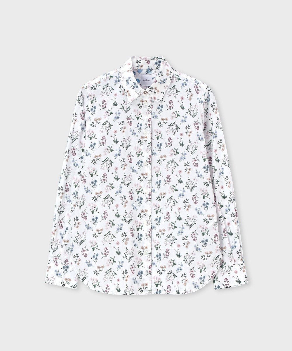 【ポール スミス/Paul Smith】のリバティプリント 長袖シャツ インテリア・キッズ・メンズ・レディースファッション・服の通販 founy(ファニー) ファッション Fashion レディースファッション Fashion for Women トップス・カットソー Cut & Sew Tops シャツ・ブラウス・オフィスカジュアル Elegant Blouses & Button-Ups インナー Innerwear カラフル Colorful Design ジャケット Jacket, Outerwear デニム Denim, Jeans Material プリント Print, Printed Pattern ベーシック Basic, Essential エレガント 上品 Elegant 夏 Summer S/S・春夏 SS, Spring/Summer, Warm Season A/W・秋冬 Autumn/Winter 長袖 Long Sleeve, Full Sleeve ピンク|ID: prp329100004867272 ipo3291000000036256335