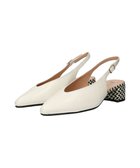 【インター ショシュール/INTER-CHAUSSURES】の【INTER-CHAUSSURES】ポインテッドトウVカットバックバンド 人気、トレンドファッション・服の通販 founy(ファニー) ファッション Fashion レディースファッション Fashion for Women バッグ Bags スタイリッシュ Stylish, Fashionable 人気 Popular, Best Seller thumbnail ホワイトコンビ|ID: prp329100004867281 ipo3291000000036256371