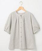 【組曲/KUMIKYOKU】の【先行予約・前後着用可】ソフトサッカーラグランスリーブ ブラウス 人気、トレンドファッション・服の通販 founy(ファニー) ファッション Fashion レディースファッション Fashion for Women トップス・カットソー Cut & Sew Tops シャツ・ブラウス・オフィスカジュアル Elegant Blouses & Button-Ups 春 Spring サッカー Seersucker, Summer Fabric スキッパー Skipper, Open Collar ストライプ Stripe, Striped Pattern ストレッチ Stretch, Stretchy Fabric スリーブ Sleeve, Long Sleeve / Short Sleeve チュニック Tunic, Long Top フェミニン Feminine, Girly S/S・春夏 SS, Spring/Summer, Warm Season 夏 Summer thumbnail エクリュ×ネイビーストライプ系1|ID: prp329100004867285 ipo3291000000036256403