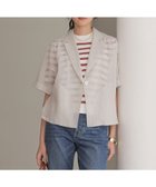 【組曲/KUMIKYOKU】の【先行予約】カラーボイル ジャケット 人気、トレンドファッション・服の通販 founy(ファニー) ファッション Fashion レディースファッション Fashion for Women アウター Coat / Outerwear Collection レディースジャケット・軽アウター Jackets テーラードジャケット / 通勤・きれいめスタイル Tailored Jackets & Blazers 春 Spring ギャザー Gathered, Ruffled シアー Sheer, See-Through ジャケット Jacket, Outerwear スマホ Smartphone, Mobile Device ブルゾン Blouson, Bomber Jacket ポケット Pocket, Pocket Detail S/S・春夏 SS, Spring/Summer, Warm Season おすすめ Recommended / Our Picks 夏 Summer エレガント 上品 Elegant thumbnail エクリュ系|ID: prp329100004867287 ipo3291000000036256417