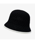 【林八百吉商店/HAYASHIYAOKICHI】のun chapeau バイカラーサーモハット 人気、トレンドファッション・服の通販 founy(ファニー) ファッション Fashion レディースファッション Fashion for Women キャップ&ハット Hats & Caps おすすめ Recommended / Our Picks 帽子 Hat, Headwear 軽量 Lightweight, Ultra Light thumbnail ブラック|ID: prp329100004867291 ipo3291000000036256455