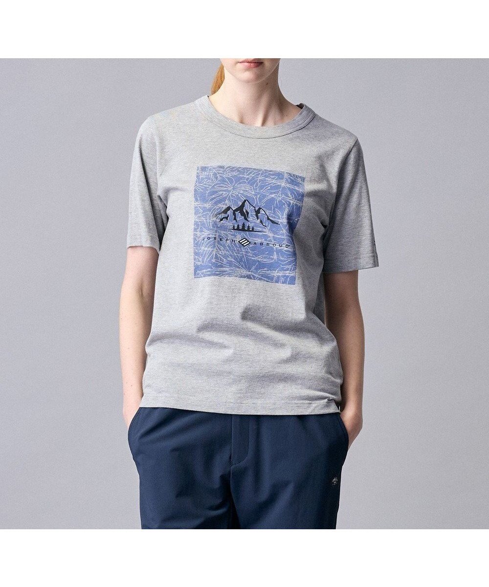 【ジョセフ アブード マウンテン/JOSEPH ABBOUD MOUNTAIN】の【ゆったり】プレーティング天竺 リーフプリントアウトドア Tシャツ インテリア・キッズ・メンズ・レディースファッション・服の通販 founy(ファニー) ファッション Fashion レディースファッション Fashion for Women トップス・カットソー Cut & Sew Tops シャツ・ブラウス・オフィスカジュアル Elegant Blouses & Button-Ups ロングTシャツ・Tシャツ Longline T-Shirts & Tees カットソー・ベーシックTシャツ Cut-and-Sewn Tops / Stretch Tees & Basics アウトドア Outdoor Clothing インナー Innerwear 春 Spring カットソー Cut and Sewn Top 吸水 Absorbent, Quick-Dry フロント Front, Front Design プリント Print, Printed Pattern ミックス Mix, Mixed Style リラックス Relax, Relaxed Fit リーフ Leaf, Botanical Leaf S/S・春夏 SS, Spring/Summer, Warm Season おすすめ Recommended / Our Picks 夏 Summer エレガント 上品 Elegant ライトグレー系|ID: prp329100004867299 ipo3291000000036256506