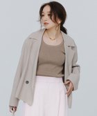 【23区/NIJYUSANKU】のTWライトリバー ショートトレンチコート 人気、トレンドファッション・服の通販 founy(ファニー) ファッション Fashion レディースファッション Fashion for Women アウター Coat / Outerwear Collection コート・ロングコート・ピーコート Long Coats, Peacoats & More レディースジャケット・軽アウター Jackets トレンチコート / 春秋の定番アウター Trench Coats 2025年 2025 2025春夏・S/S Spring/Summer 2025 SS25 ショート Short, Short Length ジャケット Jacket, Outerwear トレンド Trend, Trending Now リバーシブル Reversible, Two-Sided エレガント 上品 Elegant 夏 Summer 春 Spring S/S・春夏 SS, Spring/Summer, Warm Season thumbnail ベージュ系|ID: prp329100004867341 ipo3291000000036256668