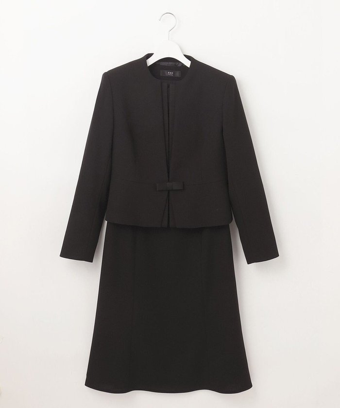 【自由区 FORMAL/JIYU-KU FORMAL】の【ウォッシャブル対応】ドビーボーダーリボン ジャケット+ワンピース インテリア・キッズ・メンズ・レディースファッション・服の通販 founy(ファニー) https://founy.com/ ファッション Fashion レディースファッション Fashion for Women アウター Coat / Outerwear Collection レディースジャケット・軽アウター Jackets スーツ Business Suits & Workwear スーツジャケット・オフィスブレザー Suit Jackets / Blazers スーツセット・2点セット・レディーススーツ Suit Sets / 2-Piece Suits / Office Suit Sets おすすめ Recommended / Our Picks アンサンブル Ensemble Set ウォッシャブル Machine Washable グログラン Grosgrain, Grosgrain Ribbon シンプル Simple, Minimal ジャケット Jacket, Outerwear スーツ Suit, Formalwear セットアップ Set-Up, Coordinated Outfit フォーマル Formal, Dressy リボン Ribbon, Bow エレガント 上品 Elegant 夏 Summer S/S・春夏 SS, Spring/Summer, Warm Season A/W・秋冬 Autumn/Winter |ID: prp329100004867346 ipo3291000000036256716