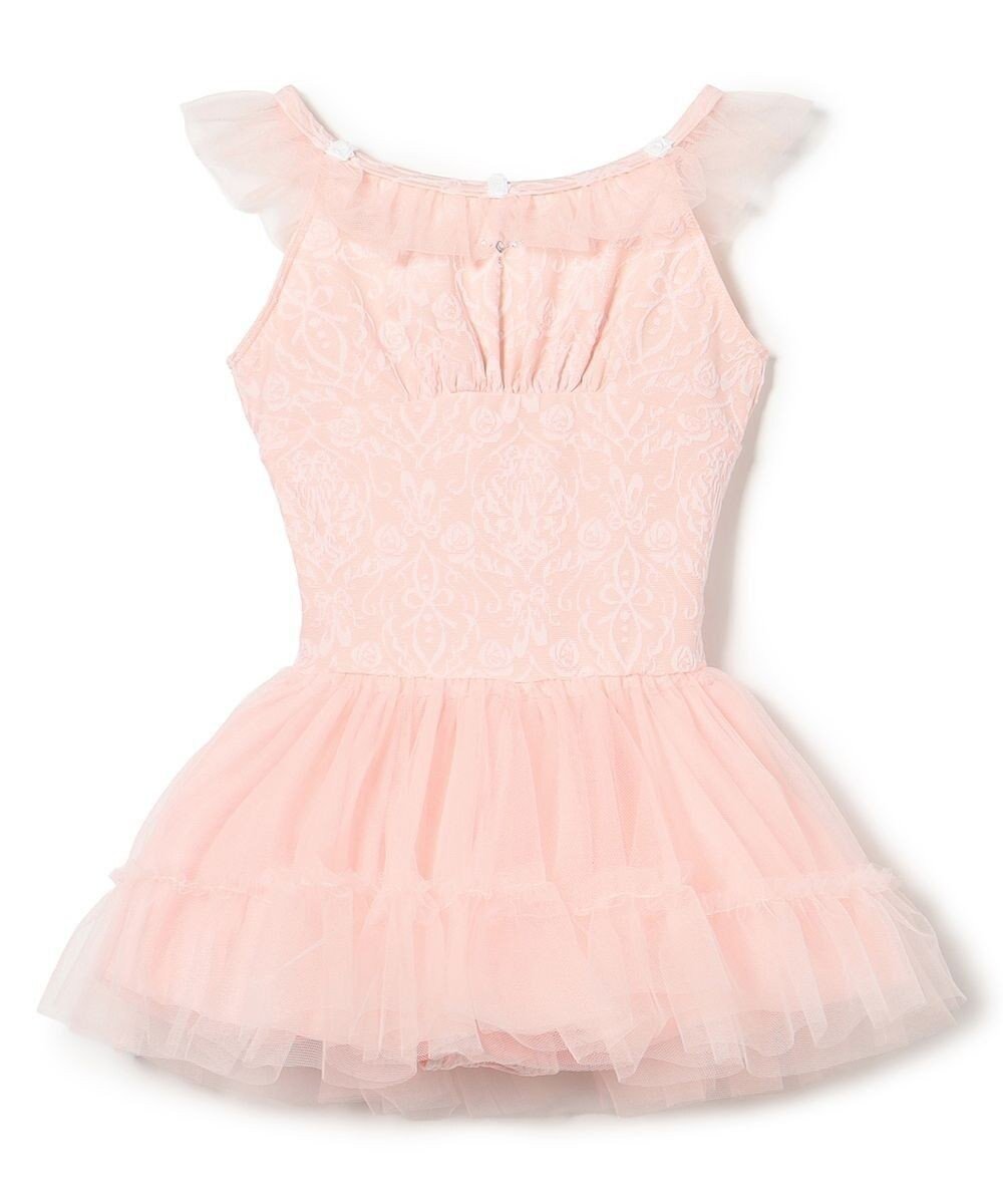 【チャコット/Chacott / KIDS】のスカート付レオタード インテリア・キッズ・メンズ・レディースファッション・服の通販 founy(ファニー) 　ファッション　Fashion　キッズファッション　Fashion for Kids　シューズ　Shoes, Footwear　ジャカード／ジャガード　Jacquard, Woven Pattern　ストーン　Stone, Gem-Like　チュール　Tulip, Tulip Motif　モチーフ　Motif, Design Theme　リボン　Ribbon, Bow　ピンク|ID: prp329100004867476 ipo3291000000036260340