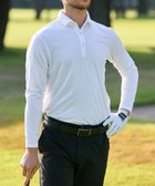 【ゼロハリバートン/ZERO HALLIBURTON / MEN】の【吸水速乾・保温】 Octa 長袖 ポロシャツ ZHG-M5A8a 85123 ホワイト|ID: prp329100004867481 ipo3291000000036260355