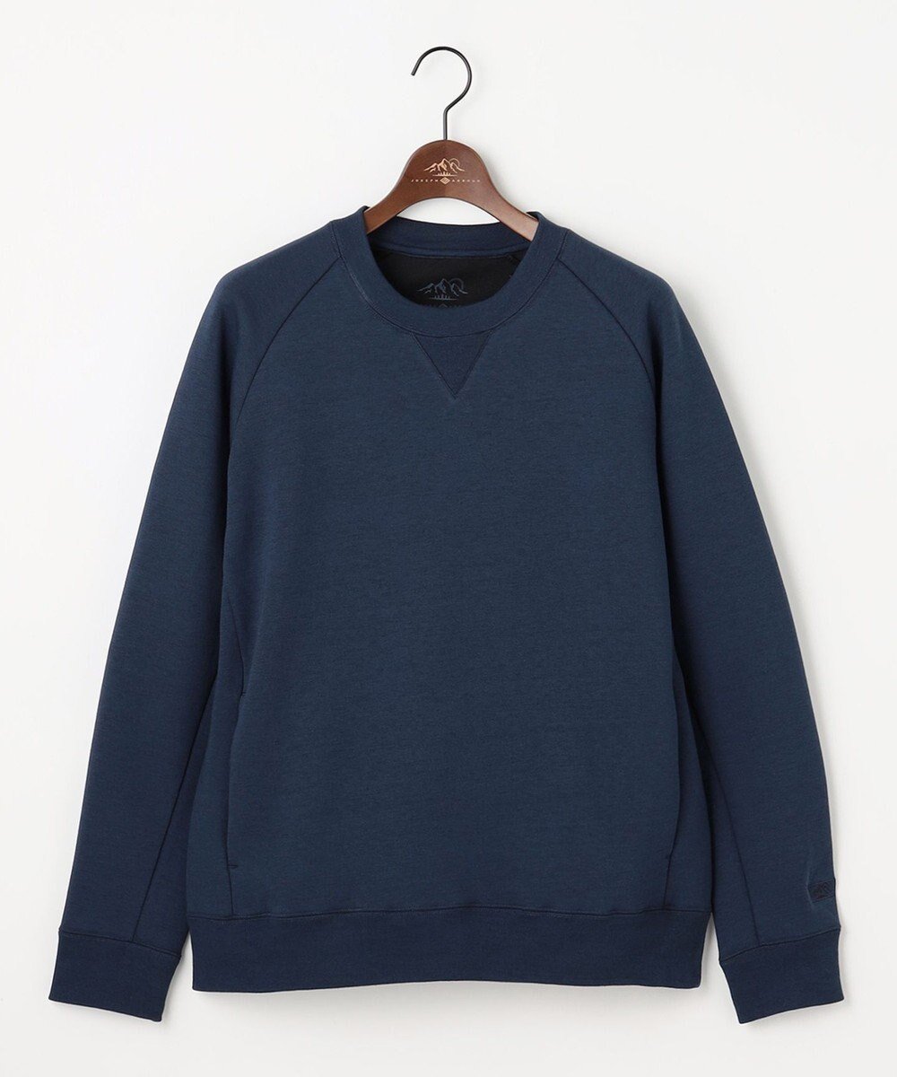 【ジョセフ アブード マウンテン/JOSEPH ABBOUD MOUNTAIN / MEN】の【軽量/ソフト/イージーケア】ソフトダンボールニット プルオーバー インテリア・キッズ・メンズ・レディースファッション・服の通販 founy(ファニー) 　ファッション　Fashion　メンズファッション　Fashion for Men　トップス・カットソー　Cut & Sew Tops　ニット・セーター / 定番トップス　Knit Tops & Sweaters　軽量　Lightweight, Ultra Light　スウェット / スエット　Sweatshirt, Sweatwear　セットアップ　Set-Up, Coordinated Outfit　プリント　Print, Printed Pattern　ポケット　Pocket, Pocket Detail　メランジ　Melange, Mixed Yarn　無地　Plain, Solid Color　A/W・秋冬　Autumn/Winter　おすすめ　Recommended / Our Picks　ネイビー系|ID: prp329100004867496 ipo3291000000036260417
