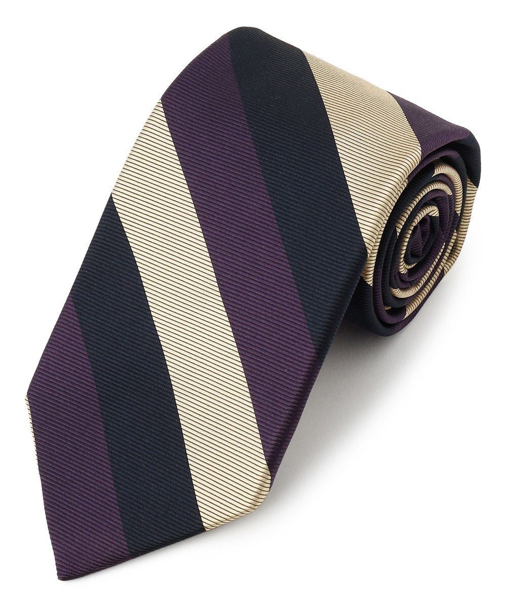 【ジェイ プレス/J.PRESS / MEN】の【JAPANESE TWILL REPPE STRIPE COLLECTION】 レジメンタル ネクタイ インテリア・キッズ・メンズ・レディースファッション・服の通販 founy(ファニー) ファッション Fashion メンズファッション Fashion for Men ストライプ Stripe, Striped Pattern スーツ Suit, Formalwear 帽子 Hat, Headwear リボン Ribbon, Bow パープル系1|ID: prp329100004867501 ipo3291000000036260441