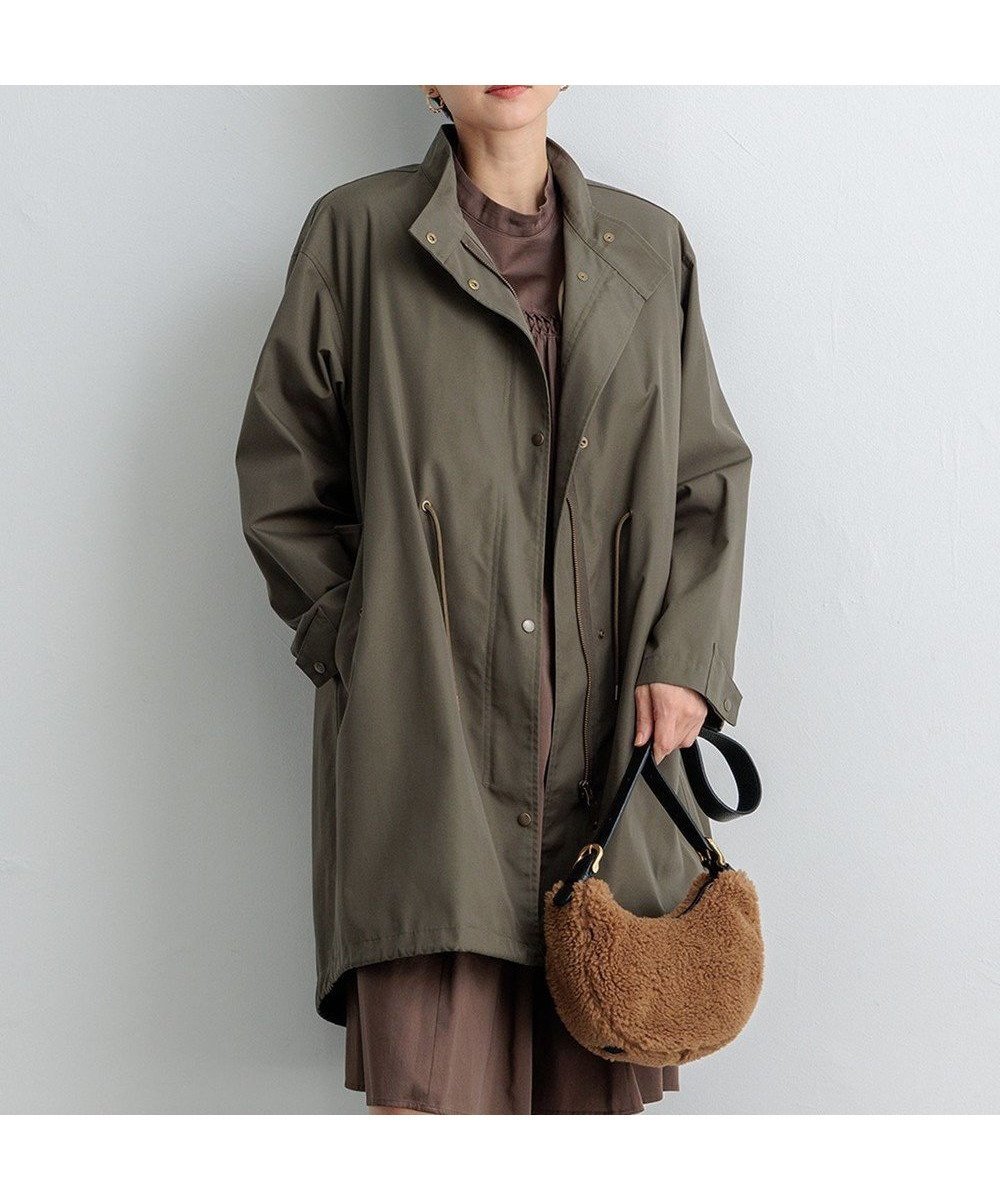 【23区/NIJYUSANKU】の【SLOW/一部店舗限定】マルチウェイ モッズコート インテリア・キッズ・メンズ・レディースファッション・服の通販 founy(ファニー) 　ファッション　Fashion　レディースファッション　Fashion for Women　アウター　Coat / Outerwear Collection　コート・ロングコート・ピーコート　Long Coats, Peacoats & More　レディースジャケット・軽アウター　Jackets　モッズコート・ミリタリー風アウター　Mods & Field Coats　ジャケット　Jacket, Outerwear　スタンド　Stand Collar, Upright Stand　フェミニン　Feminine, Girly　ベスト　Vest, Waistcoat　マニッシュ　Mannish, Boyish　ミリタリー　Military, Army Style　モッズコート　Mods Coat, Military Parka　ライナー　Liner, Inner Layer　A/W・秋冬　Autumn/Winter　2024年　2024　2024-2025秋冬・A/W　Autumn/Winter 2024–25 AW24–25　カーキ系|ID: prp329100004867512 ipo3291000000036260503
