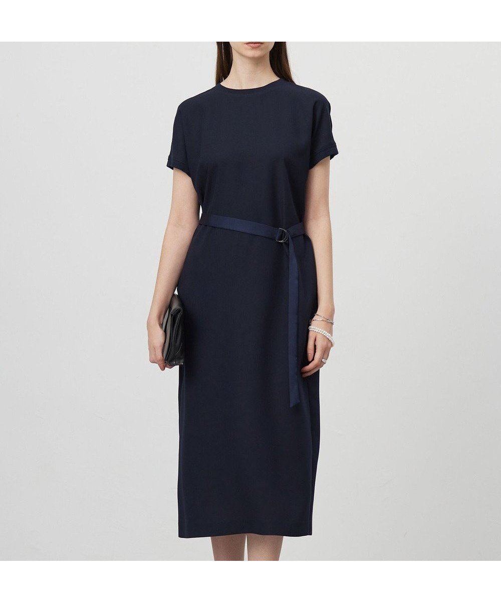 【アイシービー/iCB】の【WEB限定・接触冷感・UVケア・速乾・防シワ・洗える】 FluidBackSatin ワンピース インテリア・キッズ・メンズ・レディースファッション・服の通販 founy(ファニー) 　ファッション　Fashion　レディースファッション　Fashion for Women　ワンピース　Dresses　アンダー　Underwear Essentials　春　Spring　洗える　Machine Washable　サテン　Satin, Glossy Fabric　ストレート　Straight, Straight Cut　ドレス　Dress, One-Piece　なめらか　Smooth, Silky Texture　人気　Popular, Best Seller　S/S・春夏　SS, Spring/Summer, Warm Season　おすすめ　Recommended / Our Picks　夏　Summer　セレモニー　Ceremony　2025年　2025　2025春夏・S/S　Spring/Summer 2025 SS25　ネイビー系|ID: prp329100004867515 ipo3291000000036260535