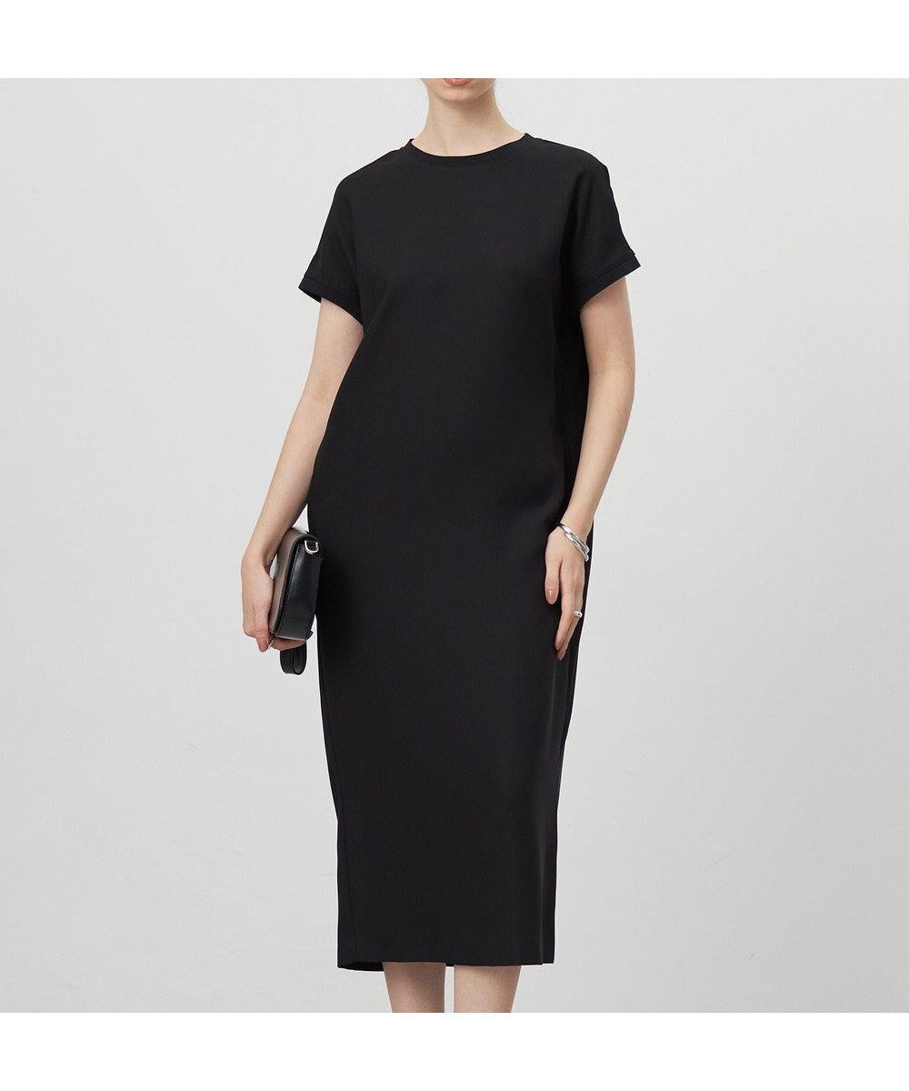 【アイシービー/iCB】の【WEB限定・接触冷感・UVケア・速乾・防シワ・洗える】 FluidBackSatin ワンピース インテリア・キッズ・メンズ・レディースファッション・服の通販 founy(ファニー) 　ファッション　Fashion　レディースファッション　Fashion for Women　ワンピース　Dresses　アンダー　Underwear Essentials　春　Spring　洗える　Machine Washable　サテン　Satin, Glossy Fabric　ストレート　Straight, Straight Cut　ドレス　Dress, One-Piece　なめらか　Smooth, Silky Texture　人気　Popular, Best Seller　S/S・春夏　SS, Spring/Summer, Warm Season　おすすめ　Recommended / Our Picks　夏　Summer　セレモニー　Ceremony　2025年　2025　2025春夏・S/S　Spring/Summer 2025 SS25　ブラック系|ID: prp329100004867515 ipo3291000000036260537