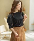 【組曲/KUMIKYOKU】のコンビネーションポンチデザイン カットソー 人気、トレンドファッション・服の通販 founy(ファニー) ファッション Fashion レディースファッション Fashion for Women トップス・カットソー Cut & Sew Tops シャツ・ブラウス・オフィスカジュアル Elegant Blouses & Button-Ups ロングTシャツ・Tシャツ Longline T-Shirts & Tees カットソー・ベーシックTシャツ Cut-and-Sewn Tops / Stretch Tees & Basics 春 Spring カットソー Cut and Sewn Top コンビ Combo, Combination Style シンプル Simple, Minimal パターン Pattern, Design Print フォーマル Formal, Dressy S/S・春夏 SS, Spring/Summer, Warm Season 夏 Summer エレガント 上品 Elegant thumbnail ブラック系|ID: prp329100004867518 ipo3291000000036260551