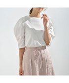 【組曲/KUMIKYOKU】のコンビネーションポンチデザイン カットソー 人気、トレンドファッション・服の通販 founy(ファニー) ファッション Fashion レディースファッション Fashion for Women トップス・カットソー Cut & Sew Tops シャツ・ブラウス・オフィスカジュアル Elegant Blouses & Button-Ups ロングTシャツ・Tシャツ Longline T-Shirts & Tees カットソー・ベーシックTシャツ Cut-and-Sewn Tops / Stretch Tees & Basics 春 Spring カットソー Cut and Sewn Top コンビ Combo, Combination Style シンプル Simple, Minimal パターン Pattern, Design Print フォーマル Formal, Dressy S/S・春夏 SS, Spring/Summer, Warm Season 夏 Summer エレガント 上品 Elegant thumbnail アイボリー系|ID: prp329100004867518 ipo3291000000036260553