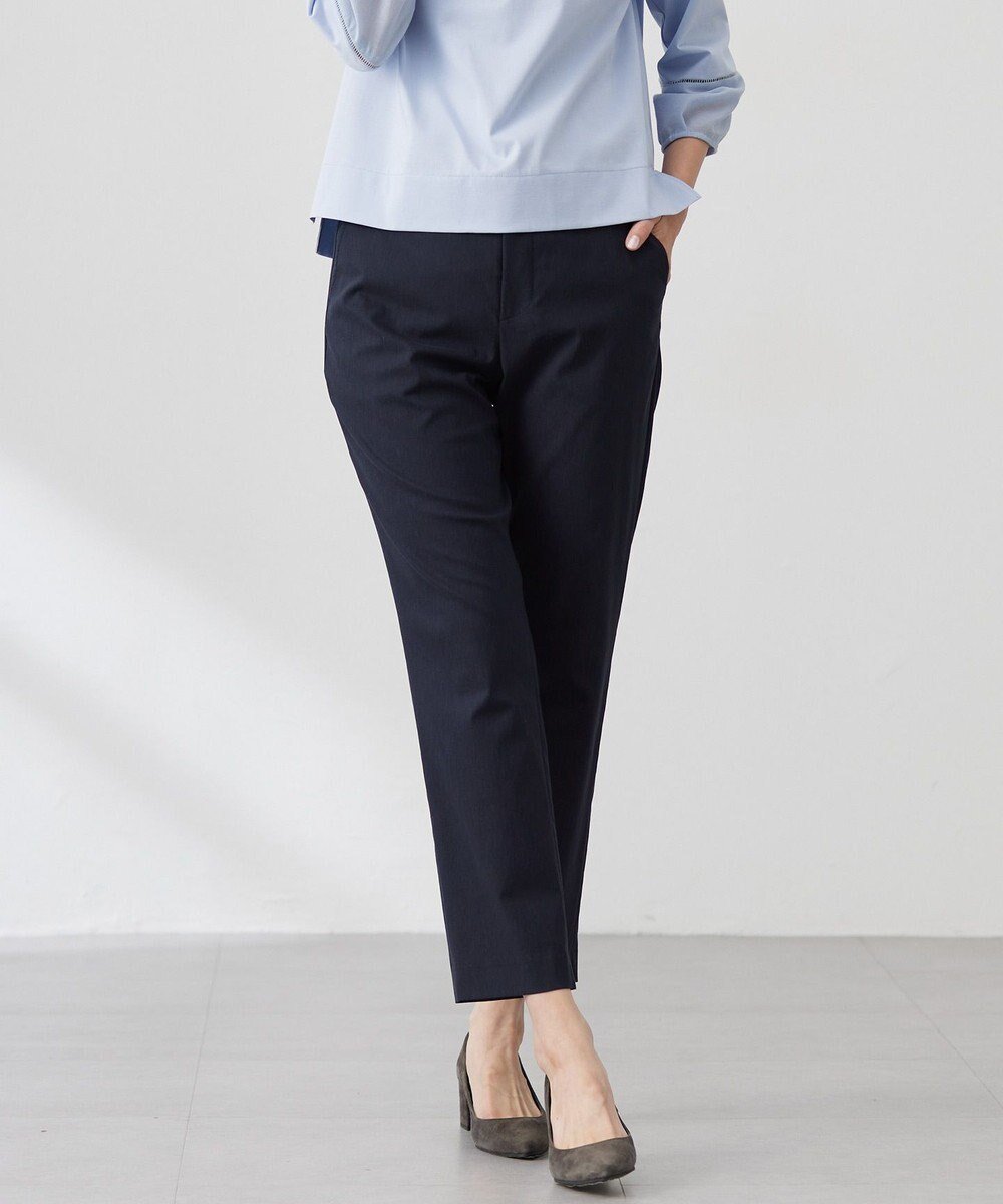 【ジェイ プレス/J.PRESS】の【セットアップ対応・洗える】セルロースリネンストレッチ テーパード パンツ インテリア・キッズ・メンズ・レディースファッション・服の通販 founy(ファニー) 　ファッション　Fashion　レディースファッション　Fashion for Women　セットアップ　Matching Sets　レディースパンツ・ボトムス　Pants & Trousers / Bottoms　おすすめ　Recommended / Our Picks　シンプル　Simple, Minimal　ジャケット　Jacket, Outerwear　スタイリッシュ　Stylish, Fashionable　ストレッチ　Stretch, Stretchy Fabric　セットアップ　Set-Up, Coordinated Outfit　ダウン　Down, Puffer　テーパード　Tapered, Tapered Pants　トレーナー　Sweatshirt, Trainer　夏　Summer　春　Spring　S/S・春夏　SS, Spring/Summer, Warm Season　洗える　Machine Washable　ネイビー系|ID: prp329100004867519 ipo3291000000036260559