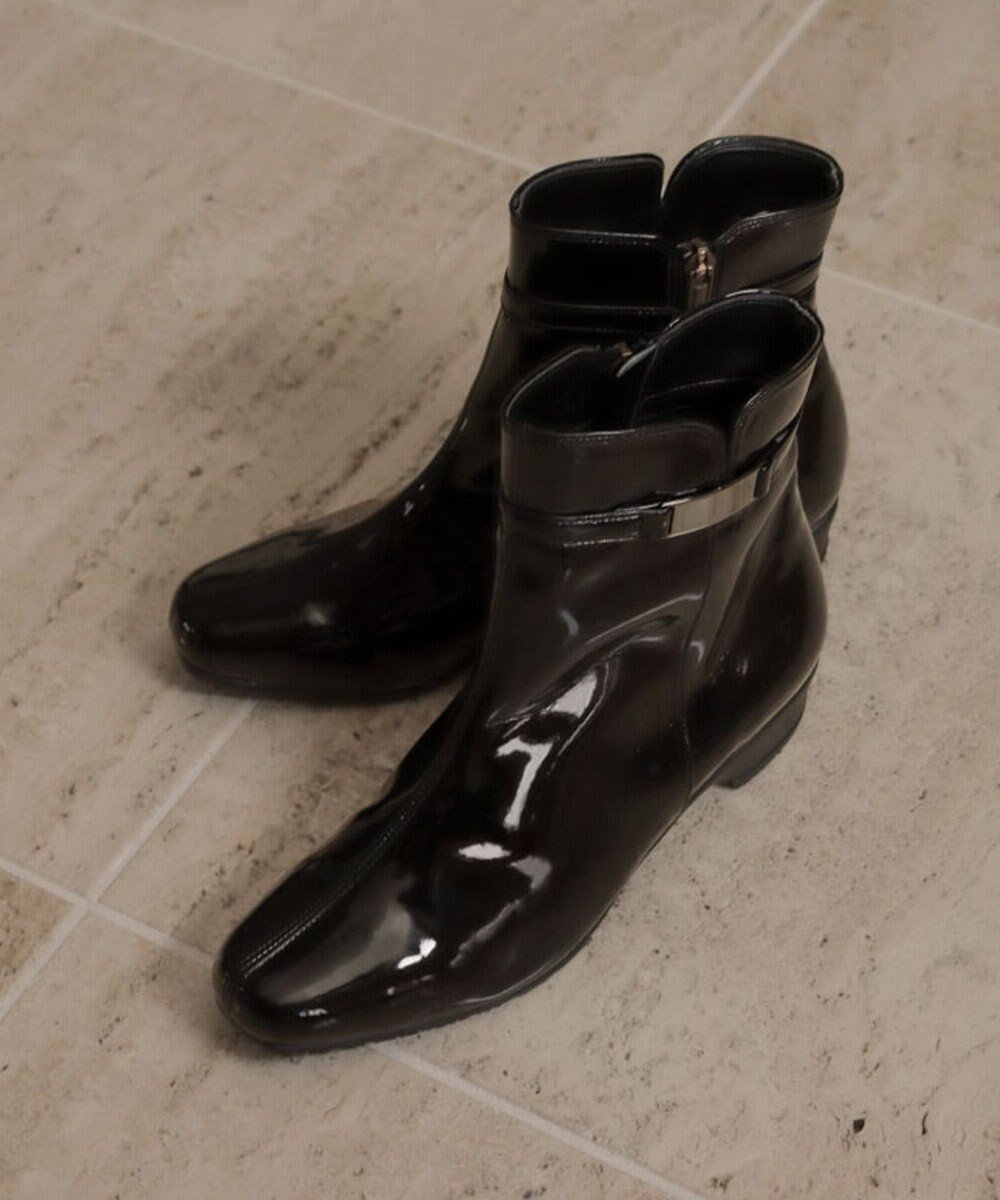 【リーガル フットコミュニティ/REGAL FOOT COMMUNITY】の【ビューフィット】A60W 耐滑仕様ソールドレスレインブーツ インテリア・キッズ・メンズ・レディースファッション・服の通販 founy(ファニー) 　ファッション　Fashion　レディースファッション　Fashion for Women　エナメル　Patent Leather　シューズ　Shoes, Footwear　ベーシック　Basic, Essential　ラバー　Rubber, Rubber Sole　日本製　Made In Japan　ブラックエナメル|ID: prp329100004867524 ipo3291000000036260597