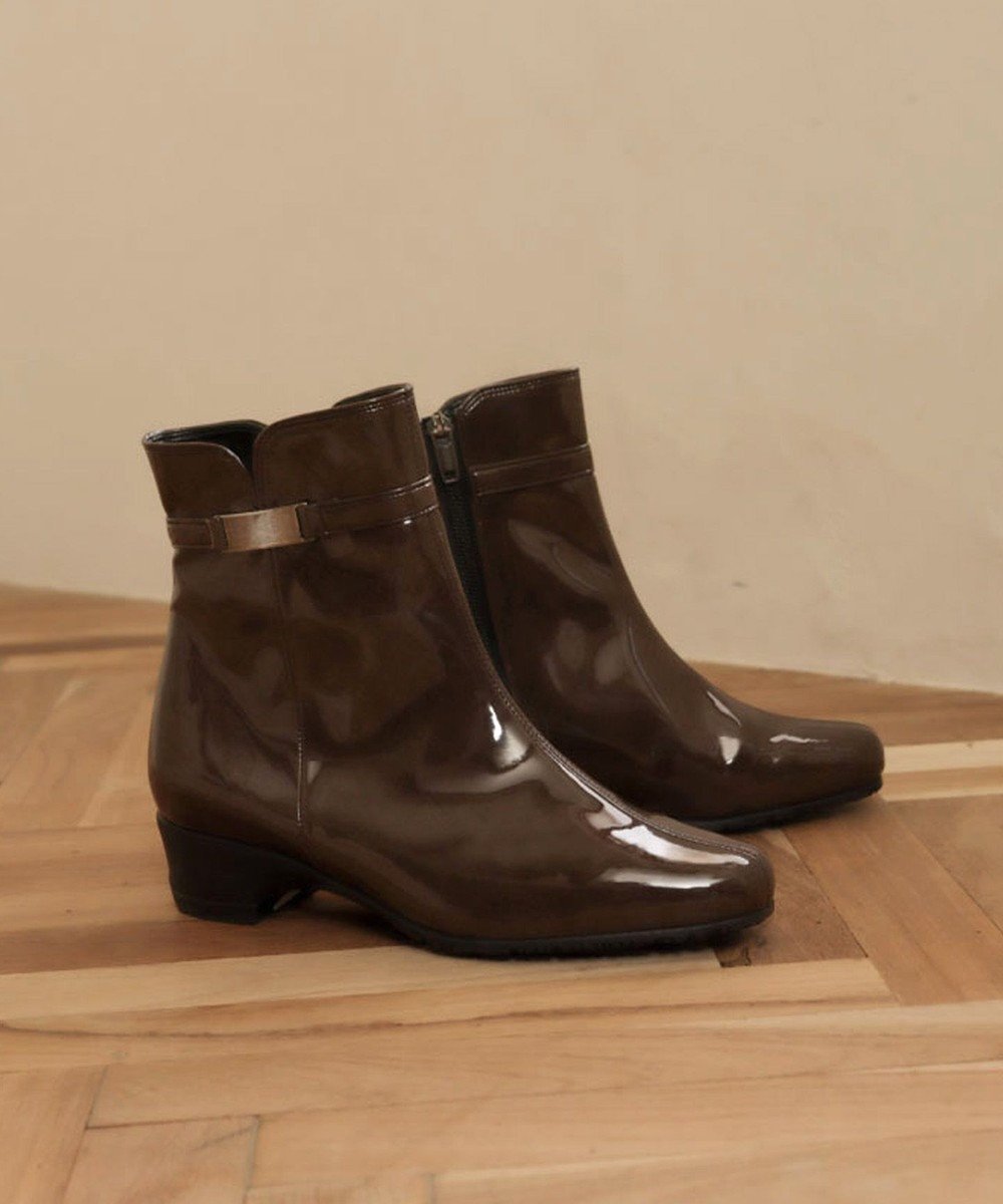 【リーガル フットコミュニティ/REGAL FOOT COMMUNITY】の【ビューフィット】A60W 耐滑仕様ソールドレスレインブーツ インテリア・キッズ・メンズ・レディースファッション・服の通販 founy(ファニー) 　ファッション　Fashion　レディースファッション　Fashion for Women　エナメル　Patent Leather　シューズ　Shoes, Footwear　ベーシック　Basic, Essential　ラバー　Rubber, Rubber Sole　日本製　Made In Japan　ダークブラウンエナメル|ID: prp329100004867524 ipo3291000000036260598