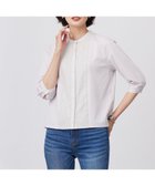 【ジェイ プレス/J.PRESS】の【洗える】エンブロシャツジャージー ブラウスライク カットソー 人気、トレンドファッション・服の通販 founy(ファニー) ファッション Fashion レディースファッション Fashion for Women トップス・カットソー Cut & Sew Tops シャツ・ブラウス・オフィスカジュアル Elegant Blouses & Button-Ups ロングTシャツ・Tシャツ Longline T-Shirts & Tees カットソー・ベーシックTシャツ Cut-and-Sewn Tops / Stretch Tees & Basics カットソー Cut and Sewn Top シルケット Silket, Silky Cotton 夏 Summer 春 Spring S/S・春夏 SS, Spring/Summer, Warm Season 洗える Machine Washable 無地 Plain, Solid Color thumbnail グレージュ系|ID: prp329100004867530 ipo3291000000036260636