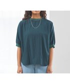 【ジェイプレスヨークストリート/J.PRESS YORK STREET】の【WOMEN】ワッシャードルマン ブラウス 人気、トレンドファッション・服の通販 founy(ファニー) ファッション Fashion レディースファッション Fashion for Women トップス・カットソー Cut & Sew Tops シャツ・ブラウス・オフィスカジュアル Elegant Blouses & Button-Ups セットアップ Set-Up, Coordinated Outfit タンブラー Tumbler, Travel Mug バランス Balance, Style Balance フォルム Silhouette, Form 夏 Summer 春 Spring S/S・春夏 SS, Spring/Summer, Warm Season thumbnail ダークグリーン系|ID: prp329100004867538 ipo3291000000036260680