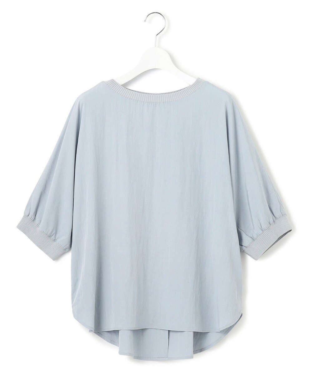 【ジェイプレスヨークストリート/J.PRESS YORK STREET】の【WOMEN】ワッシャードルマン ブラウス インテリア・キッズ・メンズ・レディースファッション・服の通販 founy(ファニー) 　ファッション　Fashion　レディースファッション　Fashion for Women　トップス・カットソー　Cut & Sew Tops　シャツ・ブラウス・オフィスカジュアル　Elegant Blouses & Button-Ups　セットアップ　Set-Up, Coordinated Outfit　タンブラー　Tumbler, Travel Mug　バランス　Balance, Style Balance　フォルム　Silhouette, Form　夏　Summer　春　Spring　S/S・春夏　SS, Spring/Summer, Warm Season　ダルブルー系|ID: prp329100004867538 ipo3291000000036260683