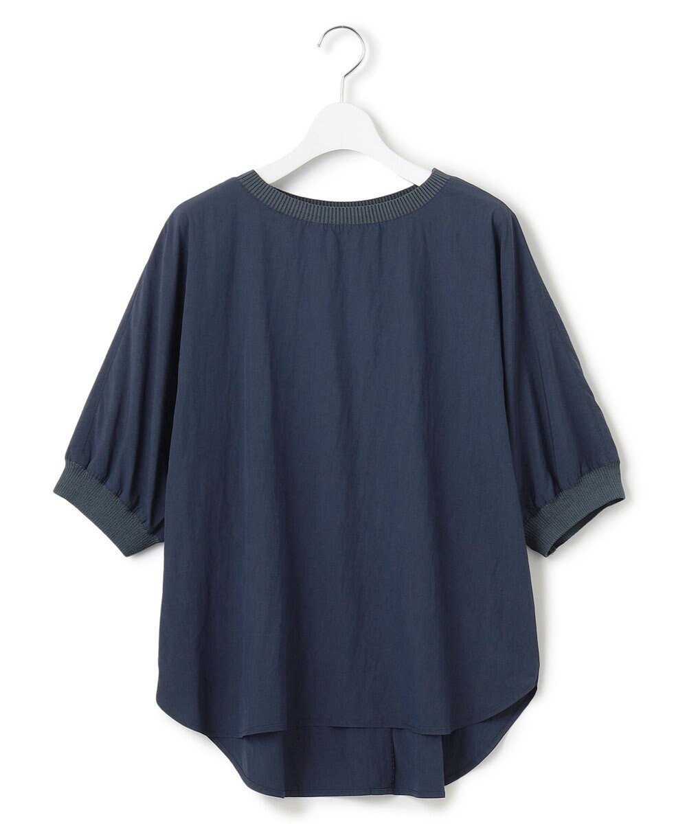 【ジェイプレスヨークストリート/J.PRESS YORK STREET】の【WOMEN】ワッシャードルマン ブラウス インテリア・キッズ・メンズ・レディースファッション・服の通販 founy(ファニー) 　ファッション　Fashion　レディースファッション　Fashion for Women　トップス・カットソー　Cut & Sew Tops　シャツ・ブラウス・オフィスカジュアル　Elegant Blouses & Button-Ups　セットアップ　Set-Up, Coordinated Outfit　タンブラー　Tumbler, Travel Mug　バランス　Balance, Style Balance　フォルム　Silhouette, Form　夏　Summer　春　Spring　S/S・春夏　SS, Spring/Summer, Warm Season　ネイビー系|ID: prp329100004867538 ipo3291000000036260684