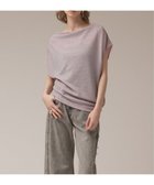 【グレース コンチネンタル/GRACE CONTINENTAL】のラメドレープカットトップ 人気、トレンドファッション・服の通販 founy(ファニー) ファッション Fashion レディースファッション Fashion for Women トップス・カットソー Cut & Sew Tops シャツ・ブラウス・オフィスカジュアル Elegant Blouses & Button-Ups ロングTシャツ・Tシャツ Longline T-Shirts & Tees カットソー・ベーシックTシャツ Cut-and-Sewn Tops / Stretch Tees & Basics イレギュラー Irregular Design カットソー Cut and Sewn Top シンプル Simple, Minimal パターン Pattern, Design Print フェミニン Feminine, Girly 夏 Summer 定番 Standard, Basic Item 春 Spring S/S・春夏 SS, Spring/Summer, Warm Season thumbnail ピンク|ID: prp329100004867546 ipo3291000000036260733