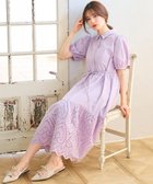 【フェルゥ/Feroux】の刺繍入りシャツ ワンピース 人気、トレンドファッション・服の通販 founy(ファニー) ファッション Fashion レディースファッション Fashion for Women ワンピース Dresses シャツワンピース / 1枚で着映えコーデ Shirt Dresses おすすめ Recommended / Our Picks ギャザー Gathered, Ruffled フィット Fit, Slim Fit フレア Flare, Flared リボン Ribbon, Bow 夏 Summer 春 Spring S/S・春夏 SS, Spring/Summer, Warm Season thumbnail ライラック系|ID: prp329100004867547 ipo3291000000036260760