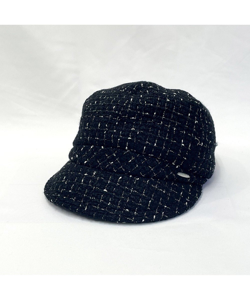 【アトレナ/ATRENA】のFANCY キャスケット インテリア・キッズ・メンズ・レディースファッション・服の通販 founy(ファニー) 　ファッション　Fashion　レディースファッション　Fashion for Women　キャップ&ハット　Hats & Caps　キャスケット　Casquette, Newsboy Cap　クラシック　Classic, Timeless Style　ツイード　Twill, Twill Weave　フィット　Fit, Slim Fit　フォーマル　Formal, Dressy　帽子　Hat, Headwear　エレガント 上品　Elegant　ブラック|ID: prp329100004867559 ipo3291000000036260916