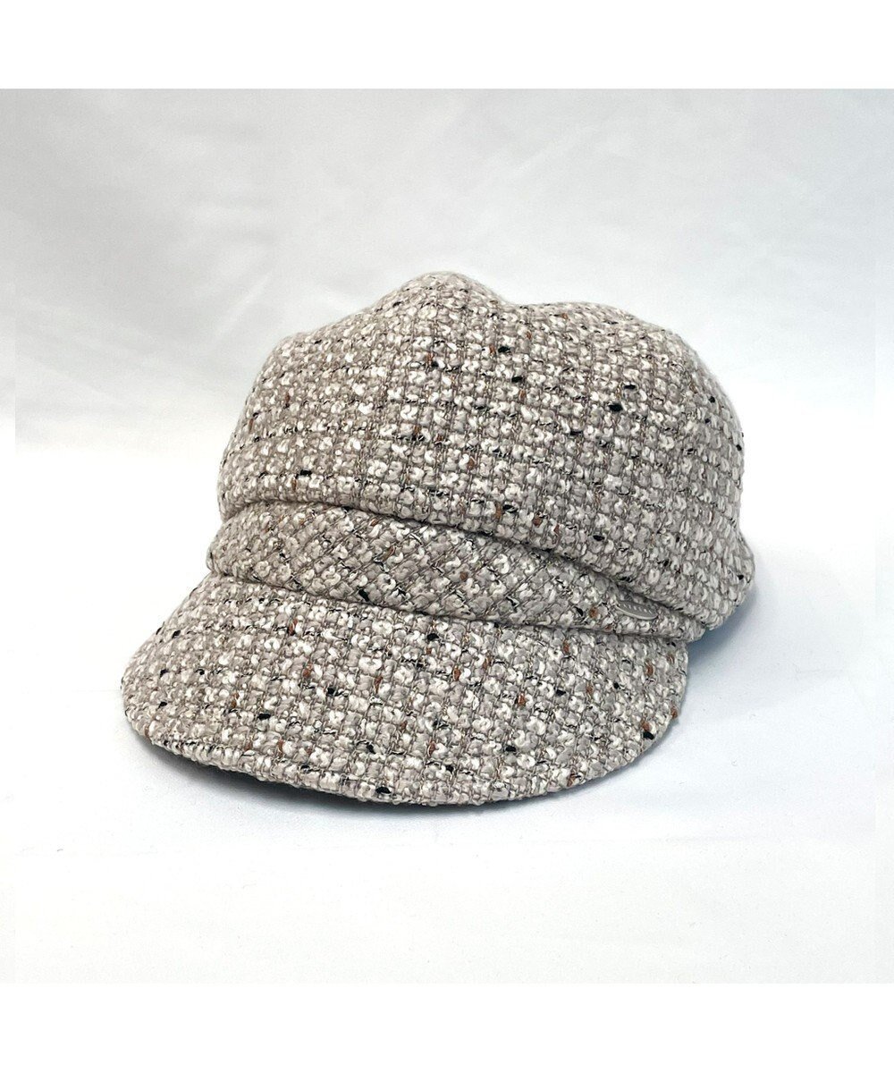 【アトレナ/ATRENA】のFANCY キャスケット インテリア・キッズ・メンズ・レディースファッション・服の通販 founy(ファニー) 　ファッション　Fashion　レディースファッション　Fashion for Women　キャップ&ハット　Hats & Caps　キャスケット　Casquette, Newsboy Cap　クラシック　Classic, Timeless Style　ツイード　Twill, Twill Weave　フィット　Fit, Slim Fit　フォーマル　Formal, Dressy　帽子　Hat, Headwear　エレガント 上品　Elegant　グレージュ|ID: prp329100004867559 ipo3291000000036260917