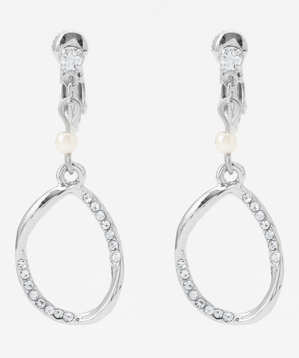 【エニィ スィス/any SiS】のオーバルストーンライン イヤリング インテリア・キッズ・メンズ・レディースファッション・服の通販 founy(ファニー) ファッション Fashion レディースファッション Fashion for Women ジュエリー Jewelry ファッションリング Fashion Rings イヤリング・フープ・ドロップタイプ Hoop, Drop & Clip Earrings アクセサリー Fashion Accessories イヤリング Earrings オーバル Oval Design シンプル Simple, Minimal ストーン Stone, Gem-Like メタル Metal, Metal Parts モチーフ Motif, Design Theme エレガント 上品 Elegant 新作・新入荷 New Arrivals / New In シルバー|ID: prp329100004867569 ipo3291000000036261050