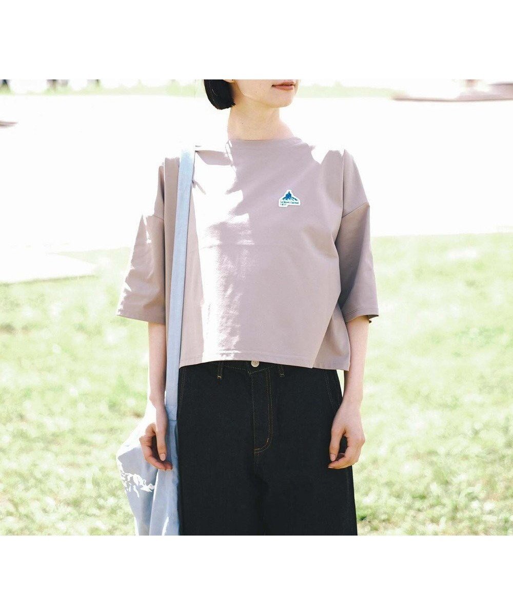 【シェアパーク/SHARE PARK】の【UVカット・吸水速乾・ストレッチ・軽量 】エンブレムショートTシャツ(S・Mサイズ) 人気、トレンドファッション・服の通販 founy(ファニー) ファッション Fashion レディースファッション Fashion for Women トップス・カットソー Cut & Sew Tops シャツ・ブラウス・オフィスカジュアル Elegant Blouses & Button-Ups ロングTシャツ・Tシャツ Longline T-Shirts & Tees カットソー・ベーシックTシャツ Cut-and-Sewn Tops / Stretch Tees & Basics 春 Spring カットソー Cut and Sewn Top 吸水 Absorbent, Quick-Dry 軽量 Lightweight, Ultra Light ショート Short, Short Length ストレッチ Stretch, Stretchy Fabric トレンド Trend, Trending Now フランス France, French プリント Print, Printed Pattern リラックス Relax, Relaxed Fit ワーク Workwear, Utility Style S/S・春夏 SS, Spring/Summer, Warm Season 再入荷 Restock / Back in Stock 夏 Summer エレガント 上品 Elegant other-1|ID: prp329100004867577 ipo3291000000036261140