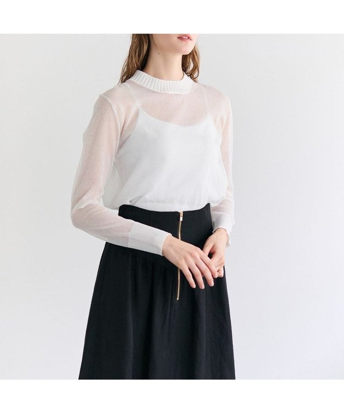 【ベイジ,/BEIGE,】のPYRRHOT / シアーコンビ バックスリットプルオーバー インテリア・キッズ・メンズ・レディースファッション・服の通販 founy(ファニー) https://founy.com/ ファッション Fashion レディースファッション Fashion for Women トップス・カットソー Cut & Sew Tops ニット Knit Tops & Sweaters カジュアルプルオーバー・ニットトップス Pullovers & Knit Tops / Casual Pullovers カットソー Cut and Sewn Top スリット Slit, Slit Detail セーター Sweater, Knitwear バランス Balance, Style Balance ボトム Bottoms, Lower Wear エレガント 上品 Elegant 夏 Summer S/S・春夏 SS, Spring/Summer, Warm Season A/W・秋冬 Autumn/Winter ビジネス 仕事 通勤 Business / Work / Commuting |ID: prp329100004867593 ipo3291000000036261324