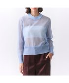 【ベイジ,/BEIGE,】のPYRRHOT / シアーコンビ バックスリットプルオーバー 人気、トレンドファッション・服の通販 founy(ファニー) ファッション Fashion レディースファッション Fashion for Women トップス・カットソー Cut & Sew Tops ニット Knit Tops & Sweaters カジュアルプルオーバー・ニットトップス Pullovers & Knit Tops / Casual Pullovers カットソー Cut and Sewn Top スリット Slit, Slit Detail セーター Sweater, Knitwear バランス Balance, Style Balance ボトム Bottoms, Lower Wear エレガント 上品 Elegant 夏 Summer S/S・春夏 SS, Spring/Summer, Warm Season A/W・秋冬 Autumn/Winter ビジネス 仕事 通勤 Business / Work / Commuting thumbnail Sax|ID: prp329100004867593 ipo3291000000036261327