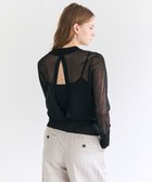 【ベイジ,/BEIGE,】のPYRRHOT / シアーコンビ バックスリットプルオーバー 人気、トレンドファッション・服の通販 founy(ファニー) ファッション Fashion レディースファッション Fashion for Women トップス・カットソー Cut & Sew Tops ニット Knit Tops & Sweaters カジュアルプルオーバー・ニットトップス Pullovers & Knit Tops / Casual Pullovers カットソー Cut and Sewn Top スリット Slit, Slit Detail セーター Sweater, Knitwear バランス Balance, Style Balance ボトム Bottoms, Lower Wear エレガント 上品 Elegant 夏 Summer S/S・春夏 SS, Spring/Summer, Warm Season A/W・秋冬 Autumn/Winter ビジネス 仕事 通勤 Business / Work / Commuting thumbnail Black|ID: prp329100004867593 ipo3291000000036261329