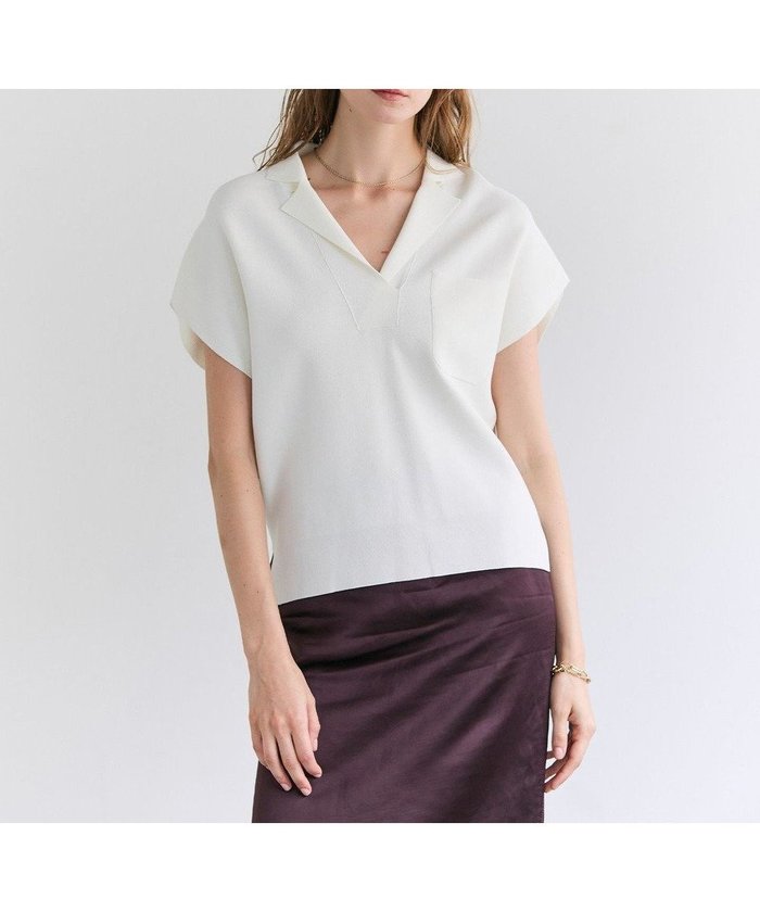 【ベイジ,/BEIGE,】のNADIA / ストレッチ スキッパーニット インテリア・キッズ・メンズ・レディースファッション・服の通販 founy(ファニー) https://founy.com/ ファッション Fashion レディースファッション Fashion for Women トップス・カットソー Cut & Sew Tops ニット Knit Tops & Sweaters インナー Innerwear サマー Summer, Summer Style ジャケット Jacket, Outerwear スキッパー Skipper, Open Collar ストレッチ Stretch, Stretchy Fabric スリーブ Sleeve, Long Sleeve / Short Sleeve セーター Sweater, Knitwear ダウン Down, Puffer デニム Denim, Jeans Material 定番 Standard, Basic Item 人気 Popular, Best Seller バランス Balance, Style Balance フォルム Silhouette, Form フレンチ French, French Style ボトム Bottoms, Lower Wear ポケット Pocket, Pocket Detail A/W・秋冬 Autumn/Winter S/S・春夏 SS, Spring/Summer, Warm Season 夏 Summer ビジネス 仕事 通勤 Business / Work / Commuting |ID: prp329100004867595 ipo3291000000036261348