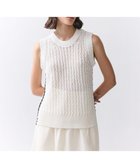 【ベイジ,/BEIGE,】のATACAM / テープヤーン ノースリーブニット 人気、トレンドファッション・服の通販 founy(ファニー) ファッション Fashion レディースファッション Fashion for Women トップス・カットソー Cut & Sew Tops ニット Knit Tops & Sweaters キャミソール&ノースリーブ Camisoles & Sleeveless Tops インナー Innerwear 春 Spring サマー Summer, Summer Style シンプル Simple, Minimal セーター Sweater, Knitwear 透かし Cut-Out, Lacework ノースリーブ Sleeveless, No-Sleeve バランス Balance, Style Balance リラックス Relax, Relaxed Fit S/S・春夏 SS, Spring/Summer, Warm Season 夏 Summer エレガント 上品 Elegant ビジネス 仕事 通勤 Business / Work / Commuting thumbnail Ecru|ID: prp329100004867597 ipo3291000000036261371